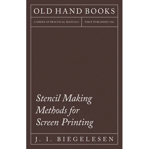 Stencil Making Methods for Screen Printing