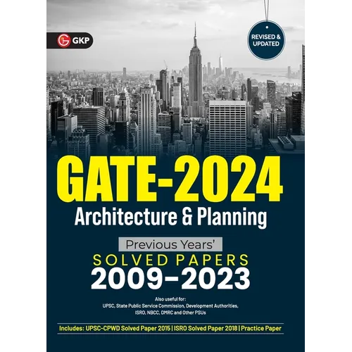 GATE 2024 Architecture & Planning - Previous Years Solved Papers 2009-2023 - Paperback