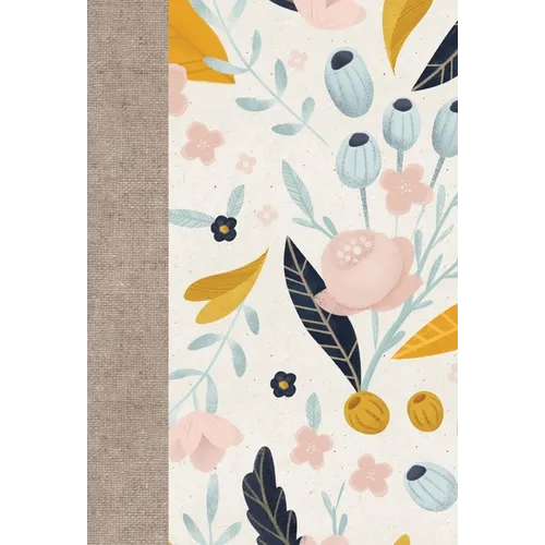 ESV Large Print Compact Bible, Red Letter (Hardcover, Spring Bloom Design)