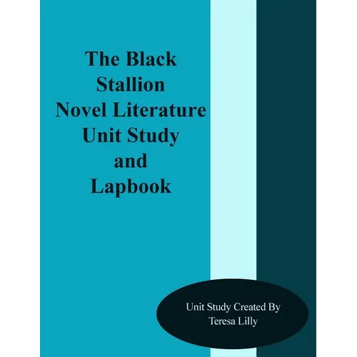 The Black Stallion Novel Literature Unit Study and Lapbook - Paperback