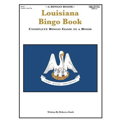 Louisiana Bingo Book: Complete Bingo Game In A Book - Paperback