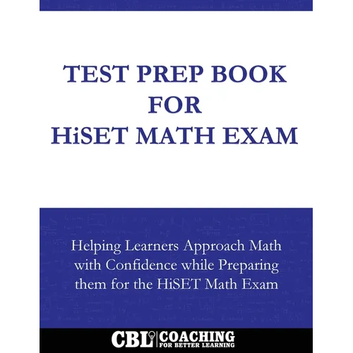 Test Prep Book For HiSET Math Exam - Paperback
