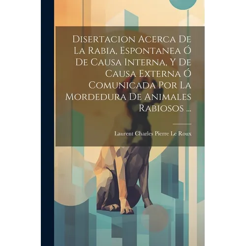 Disertacion Acerca De La Rabia, Espontanea Ó De Causa Interna, Y De Causa Externa Ó Comunicada Por La Mordedura De Animales Rabiosos ... - Paperback