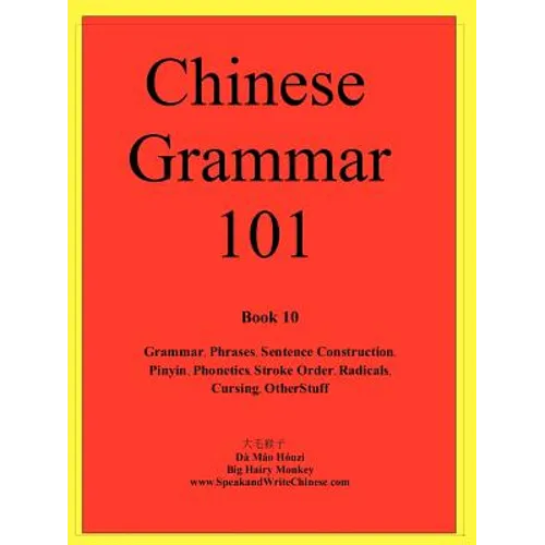 Chinese Grammar 101 - Paperback