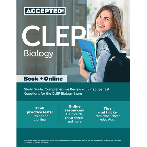 CLEP Biology Study Guide: Comprehensive Review with Practice Test Questions for the CLEP Biology Exam - Paperback