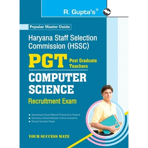 Haryana Staff Selection Commission (HSSC): PGT Computer Science Recruitmet Exam Guide - Paperback