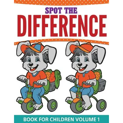 Spot The Difference Book For Children - Paperback