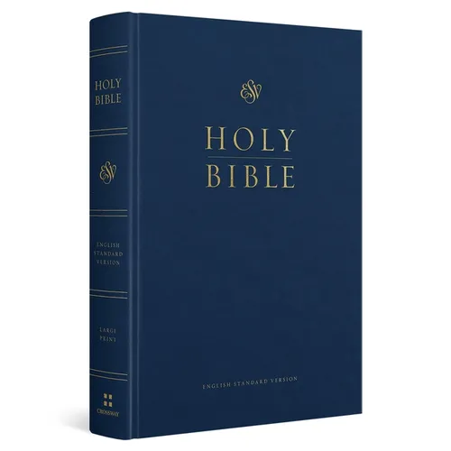 ESV Pew and Worship Bible, Large Print (Hardcover, Blue) - Hardcover