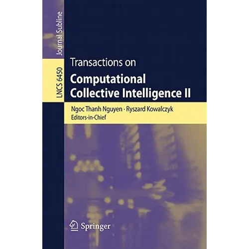 Transactions on Computational Collective Intelligence II - Paperback
