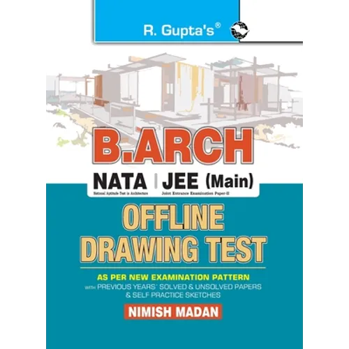 B. Arch/NATA/JEE (Main) Offline Drawing Test - Paperback