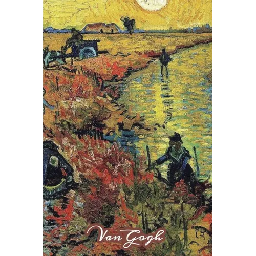 The Red Vineyard Van Gogh Note Book: Hardcover Journal Notebook Diary with Dot Grid, Lined, Blank Vintage Paper for Writing Drawing Journaling