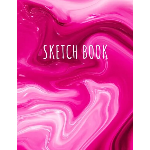 Sketch Book: Activity Sketch Book For Kids Watercolor Abstract Painting Instruction 8.5