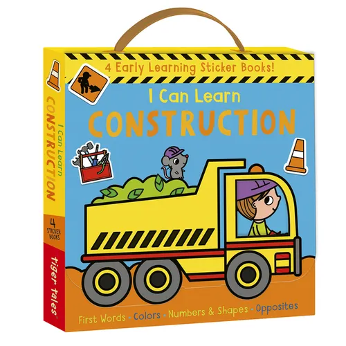 I Can Learn Construction Boxed Set: First Words, Colors, Numbers and Shapes, Opposites - Paperback
