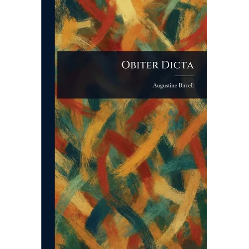 Obiter Dicta - Paperback