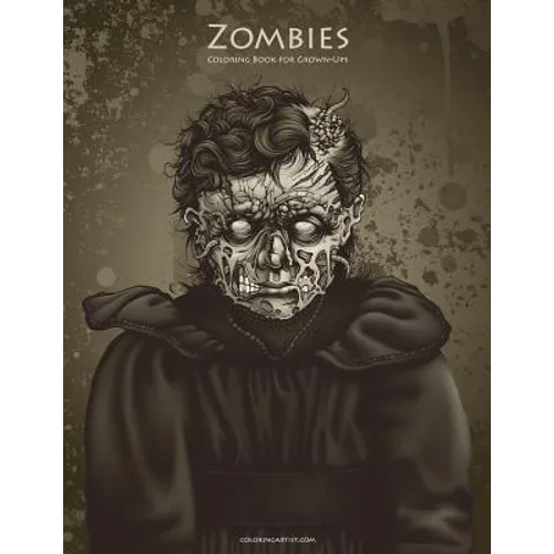 Zombie Coloring Book for Grown-Ups 1 - Paperback