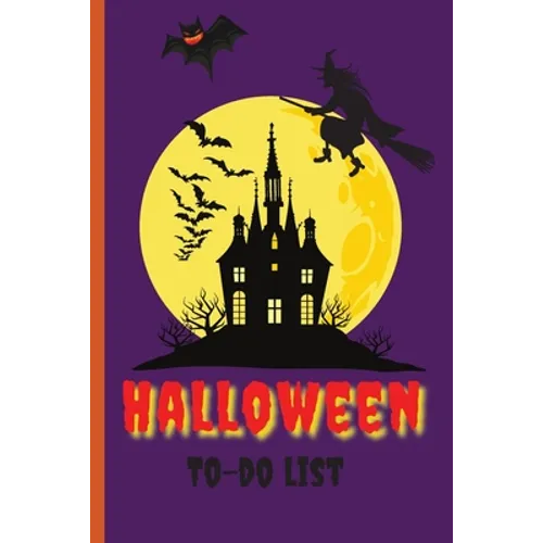 Halloween To-do list: To do List Daily Notepads, Habit Tracker, Letter Size (6
