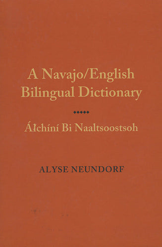 Navajo/English Dictionary of Verbs - Hardcover