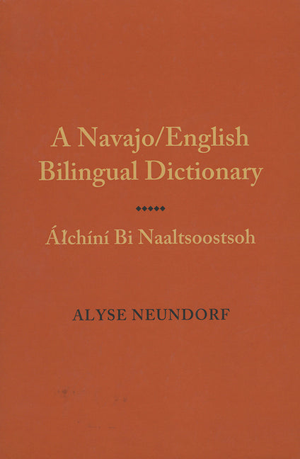 Navajo/English Dictionary of Verbs - Hardcover