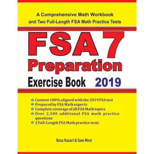 FSA 7 Math Preparation Exercise Book: A Comprehensive Math Workbook and Two Full-Length FSA 7 Math Practice Tests - Paperback