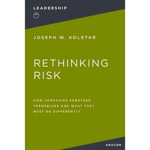 Rethinking Risk: How Companies Sabotage Themselves and What They Must Do Differently - Paperback