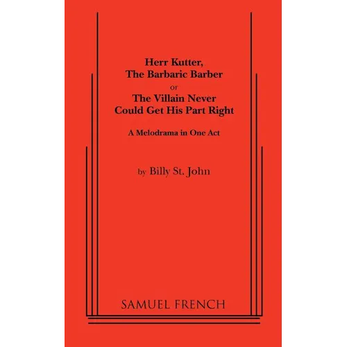 Herr Kutter, the Barbaric Barber - Paperback