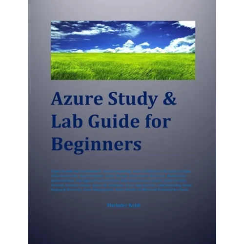 Azure Study & Lab Guide For Beginners - Paperback