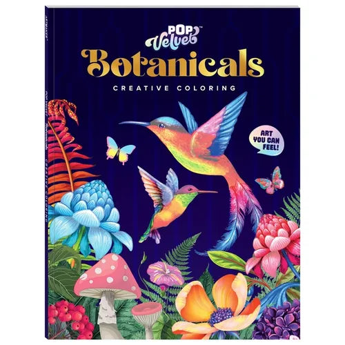 Art Maker Pop Velvet Botanicals Coloring Book - Paperback