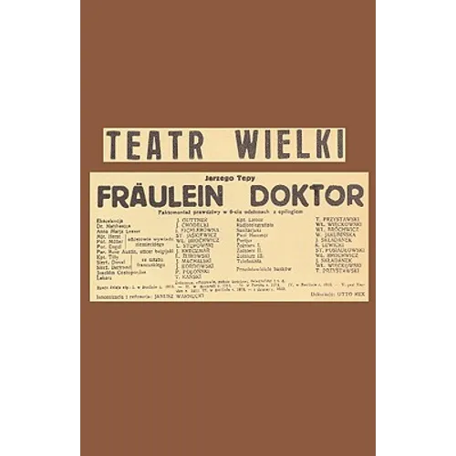 Fräulein Doktor - Paperback