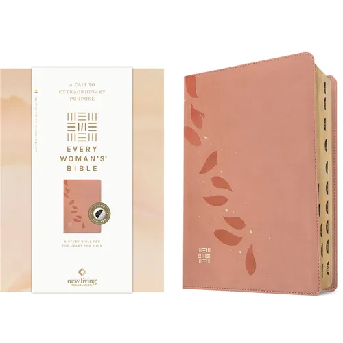 NLT Every Woman's Bible, Filament Enabled (Leatherlike, Pink Petals, Indexed, Red Letter)