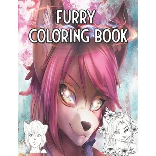Furry Coloring Book: Magic Fursonas to color for humans, human-likes and otherkins - Paperback