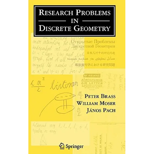 Research Problems in Discrete Geometry - Hardcover