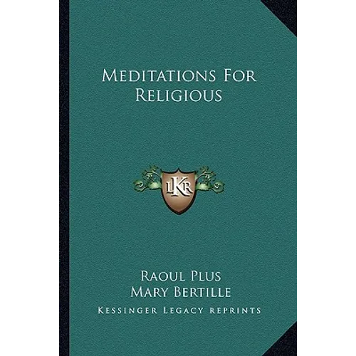 Meditations For Religious - Paperback