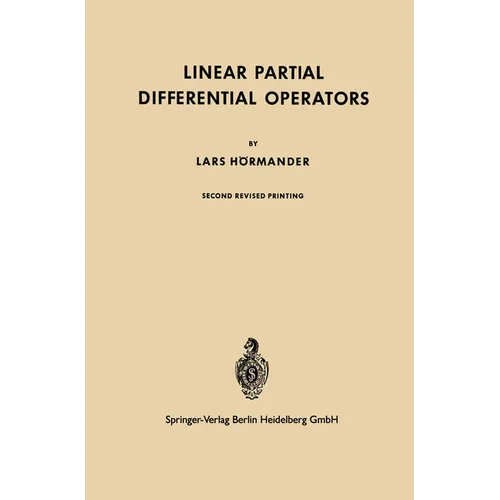 Linear Partial Differential Operators - Paperback