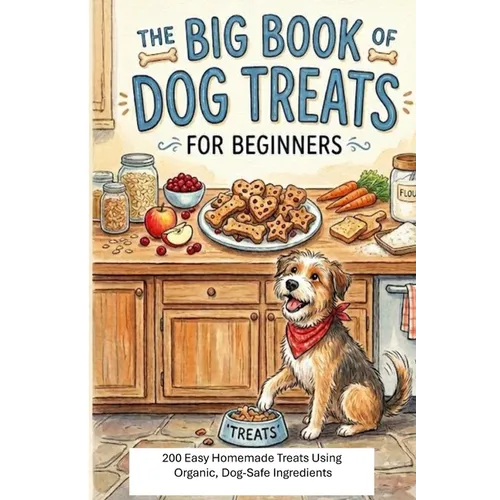 The Big Book of Dog Treats for Beginners: 200 Easy Homemade Treats Using Organic, Dog Safe Ingredients - Paperback