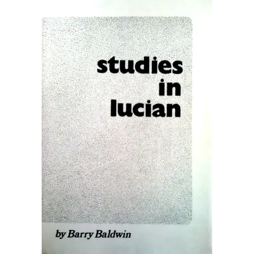 Studies in Lucian - Paperback