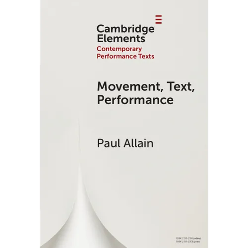 Movement, Text, Performance - Hardcover