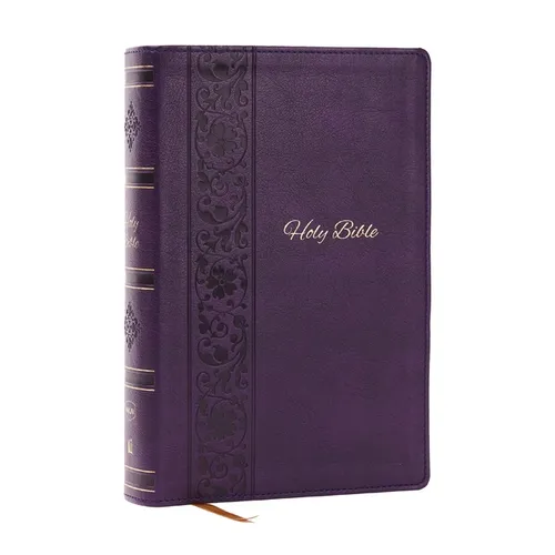 NKJV Bible: Personal Size Giant Print, Purple Leathersoft, Holy Bible, Red Letter, Comfort Print: New King James Version