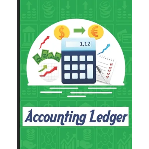 accounting ledgers for bookkeeping: Accounting General Ledge, sustained and long lasting tracking and record keeping Size:8.5