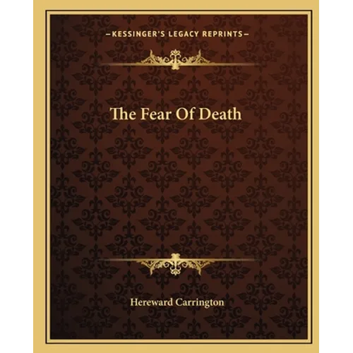 The Fear Of Death - Paperback