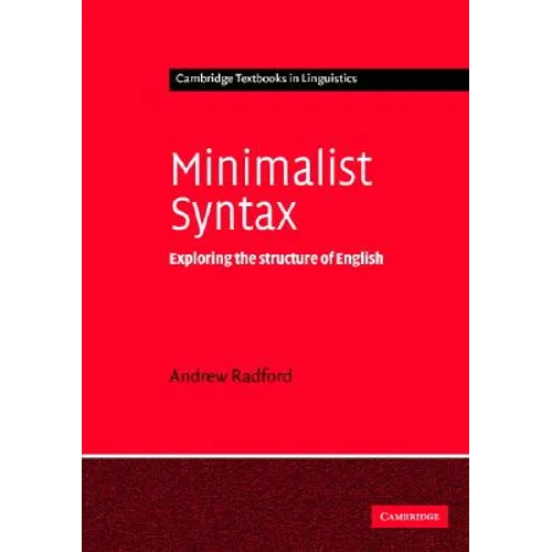 Minimalist Syntax - Paperback