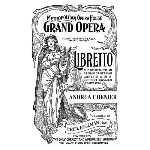 Andrea Chenier: Libretto, Italian and English Text - Paperback