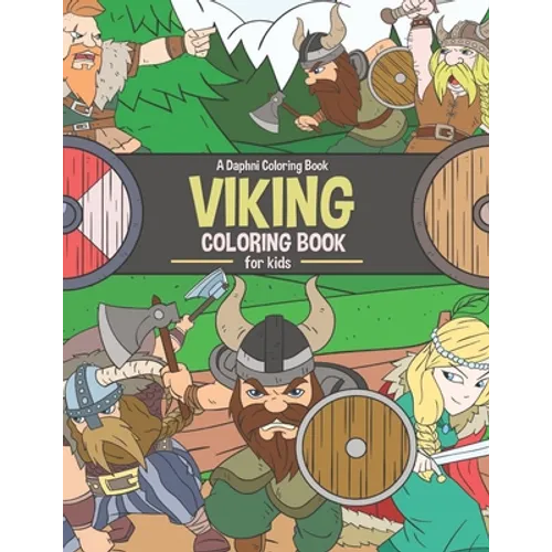Viking Coloring Book for Kids - Paperback