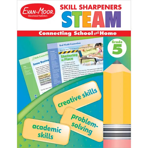 Skill Sharpeners: Steam, Grade 5 - Paperback