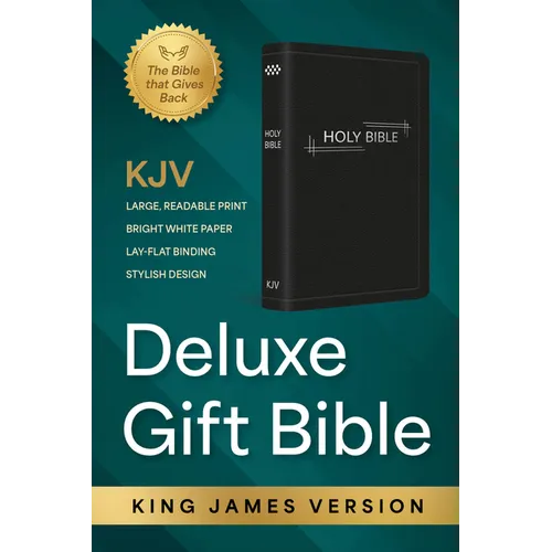 KJV Holy Bible: Deluxe Gift Bible - Black with Silver Frame: King James Version Bible - Leather
