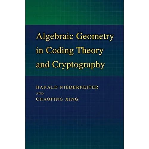 Algebraic Geometry in Coding Theory and Cryptography - Hardcover