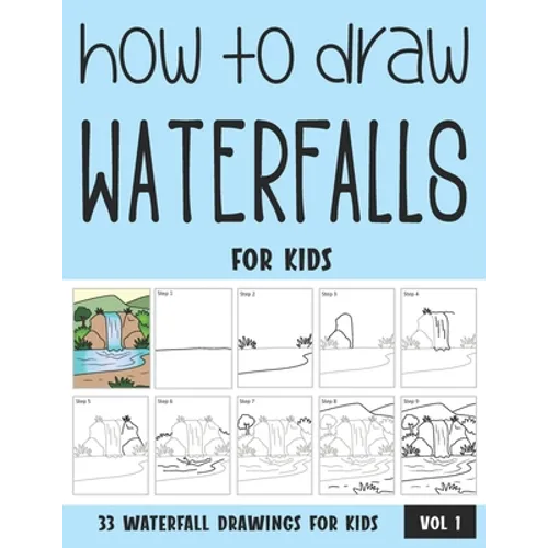 How to Draw Waterfalls for Kids - Paperback