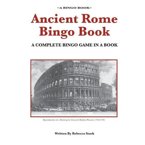Ancient Rome Bingo Book - Paperback