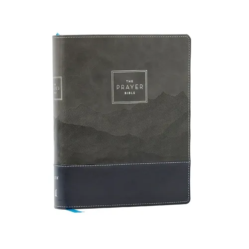 The Prayer Bible: Pray God's Word Cover to Cover (Niv, Black/Gray Leathersoft, Red Letter, Comfort Print) - Imitation Leather