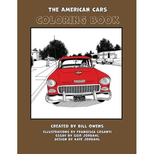 The American Cars - Coloring Book - Paperback