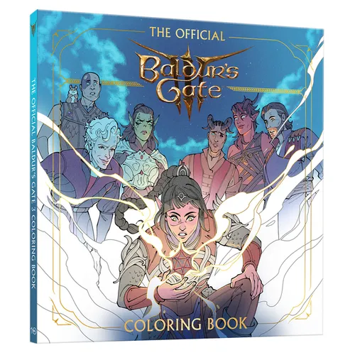 The Official Baldur's Gate 3 Coloring Book - Paperback